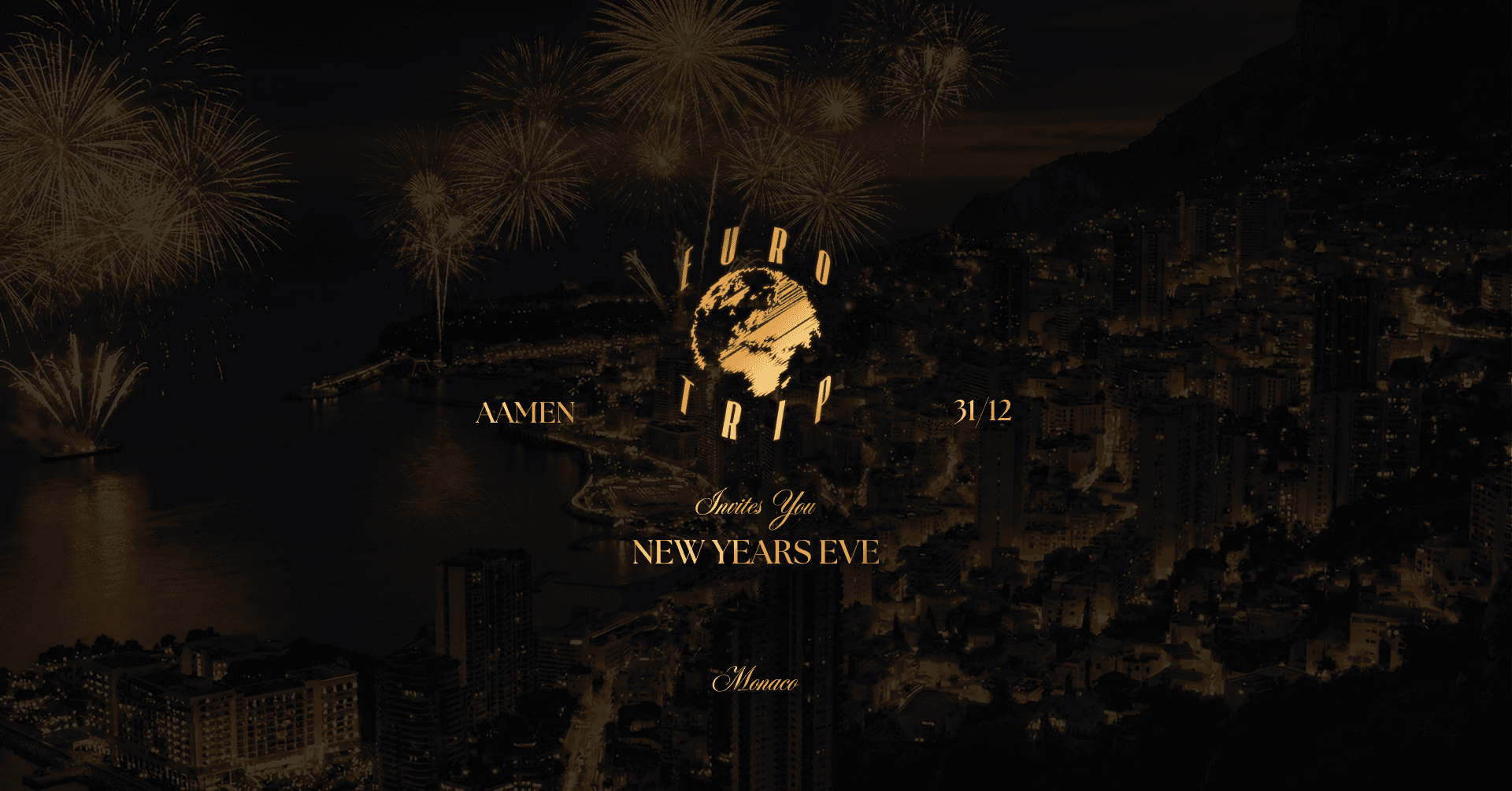 Eurotrip crowd dancing under neon lights